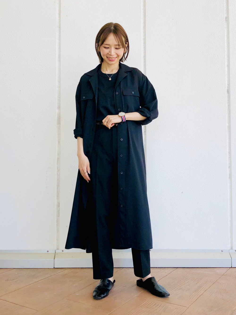 UVカットシャツワンピース（長袖・標準丈・110～121cm）、ジャージー