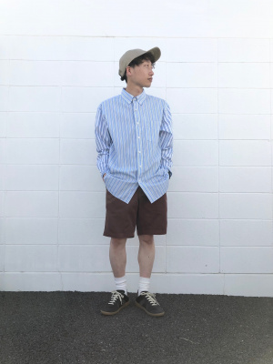 ユニクロ公式 | オーバーサイズストライプシャツ（長袖）
