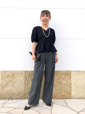 ユニクロ公式 | タックワイドパンツ（ツータック・丈標準69～71cm）