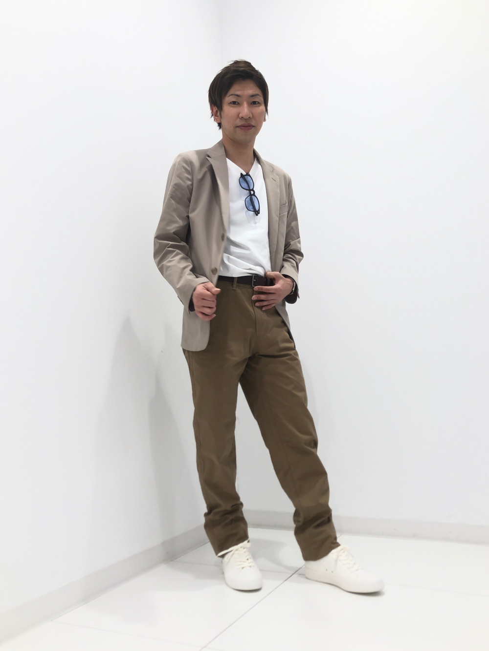 INSTANTFUNK/インスタントファンク Corset-panelled western nylon jacket ナイロンジャケット
