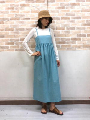 *JOSEPH* リネンブレンドワンピース AMBIDEX Store △recycle OX 数字刺繍 シャツワンピース(F コン