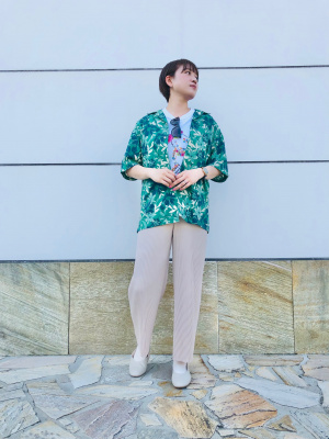 【未使用XL】FR2GOLF 半袖　オープンカラーシャツ　カーキ OLD GAP オープンカラーシャツ 開襟 半袖シャツ カーキ リネン L