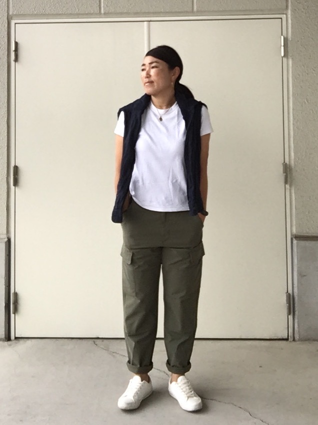 ワッフルT/長袖、カーゴパンツ」の着用コーディネート| ユニクロ公式