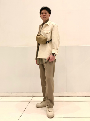 直営店●TODS●シルク混ジャージーのシャツジャケット 直営店○TODS○シルク混ジャージーのシャツジャケット