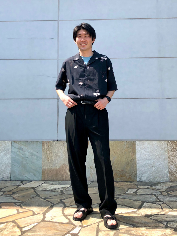 感動ジャケット セットアップ可能、オーバーサイズポケツキTシャツ/5分