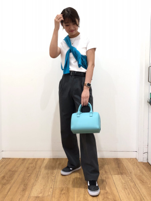 ユニクロ公式 | タックワイドパンツ（ツータック・丈長め76cm）
