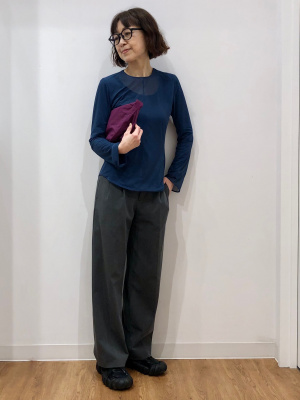 UNIQLO（ユニクロ）の「エアリズムUVカットクルーネックT（8分