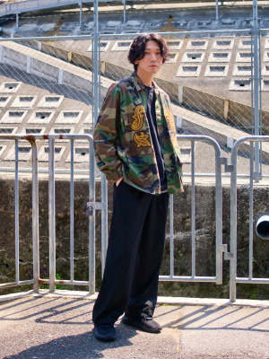 ユニクロ公式 | タックワイドパンツ（ツータック・丈長め76cm）