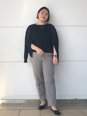 ユニクロ公式 | スマートアンクルパンツ（チェック・2WAYストレッチ