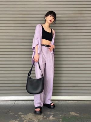 新品未使用品 上下セット Lサイズ相当 上ロング 下スリム ユニクロ公式 | ワイヤレスブラ（シームレス）セットアップ可能