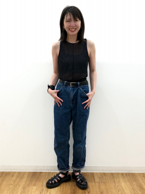 cen. セン ミニフリルシアータンクトップ cen. センミニフリルシアータンクトップ白
