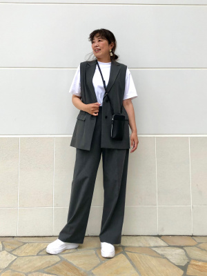 ユニクロ公式 | ロングジレ セットアップ可能