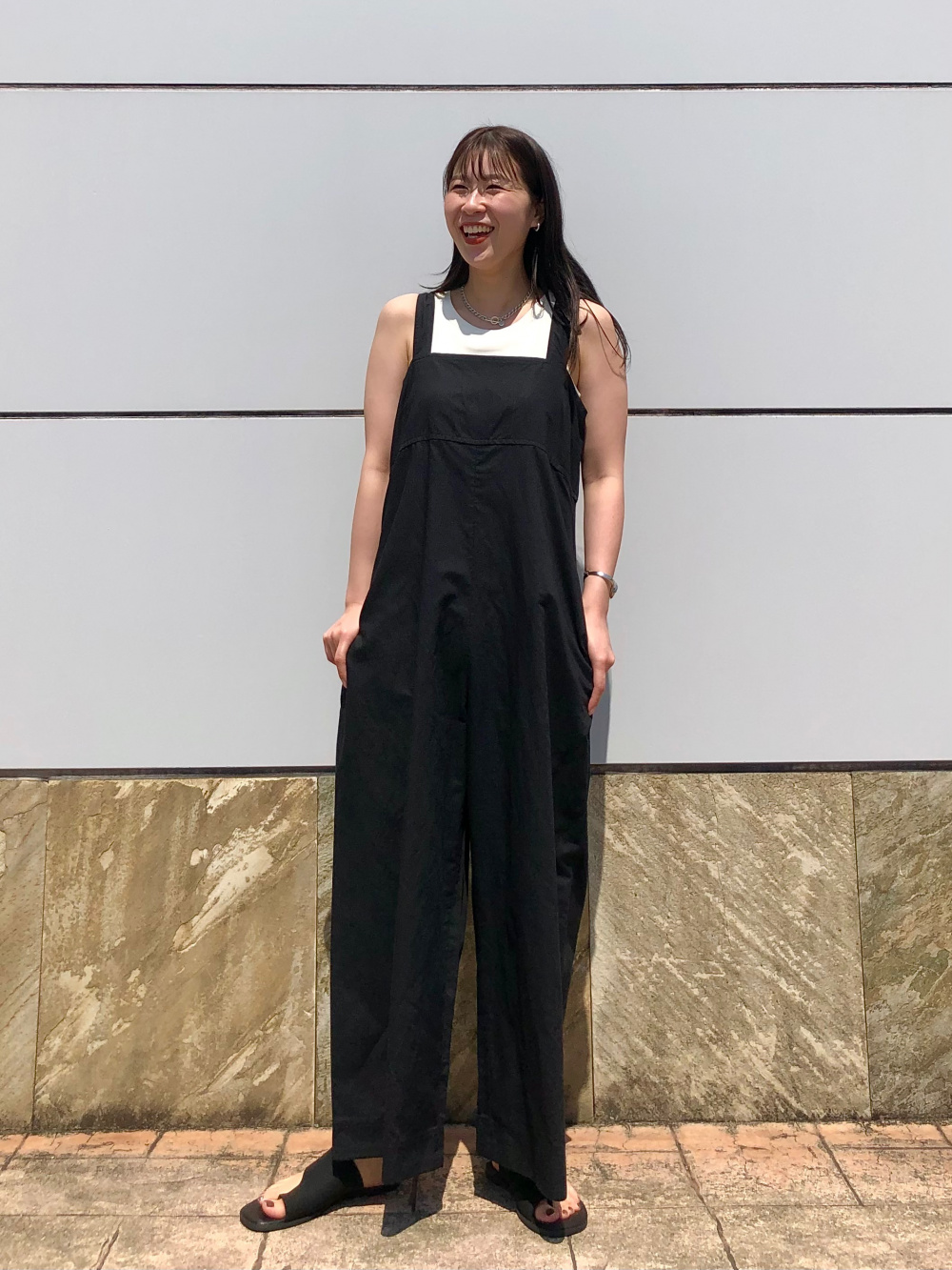 リネンブレンドサロペット、GIRLS エアリズムコットンフリルTシャツ