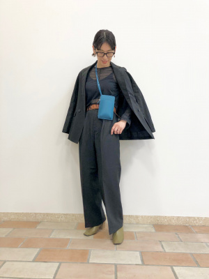 リネンブレンドジャケット 09 BLACK WOMEN XL - メルカリ