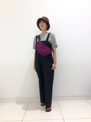 りんご55　リネンサロペット 再販売【tomomiさんコラボ】リネンデニムサロペット