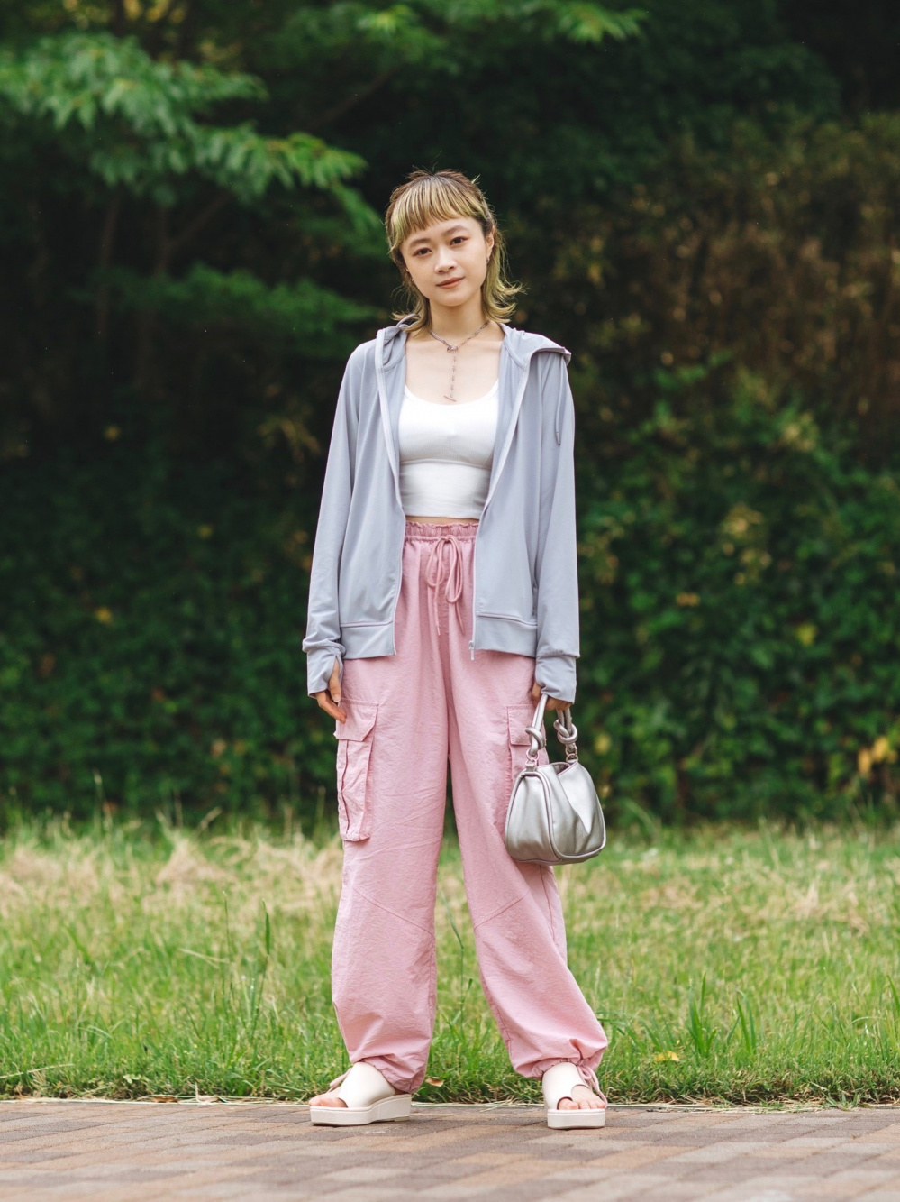 S2961❤️ ユニクロ　エアリズムUVカットメッシュジャケット　L ピンク UNIQLO - S2961❤️ ユニクロ エアリズムUVカットメッシュジャケット L