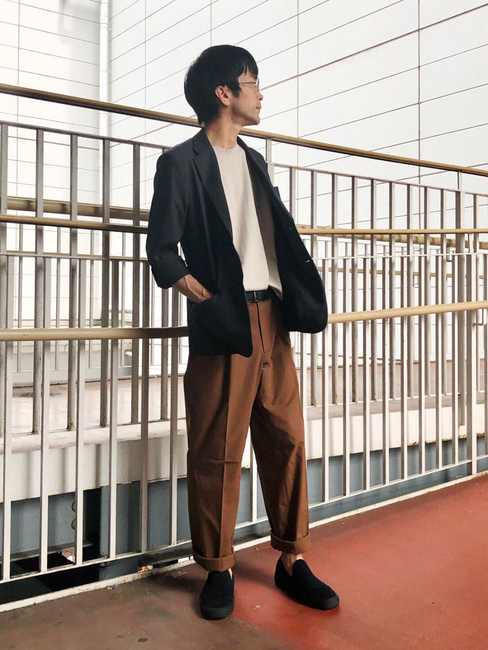 感動タックパンツ アダム・スコット（3色セット） 感動タックパンツ アダム・スコット（3色セット） - メルカリ