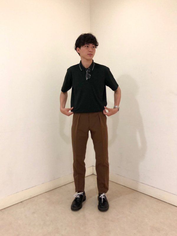 ドライEXポロシャツ（半袖）アダム・スコット」の着用コーディネート