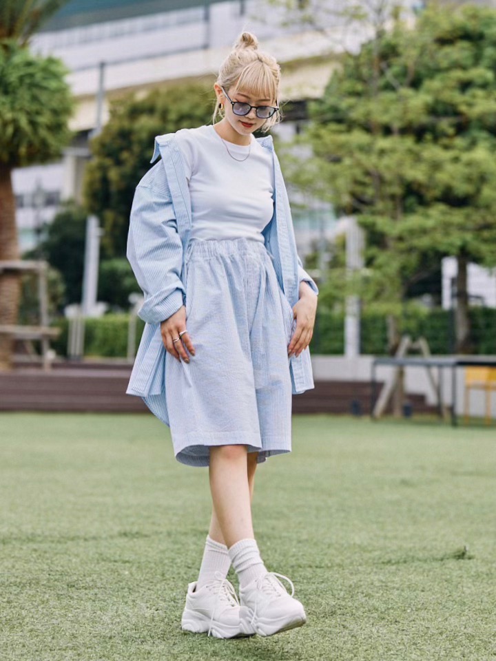 PEACE FOR ALL Tシャツ/綾瀬はるか、ワイドフィットパラシュート