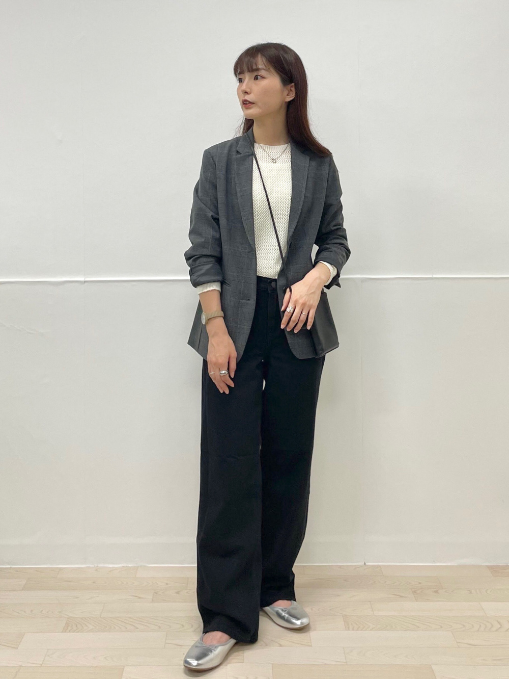 新品ユニクロ UVカットジャージークルーネックカーディガン
