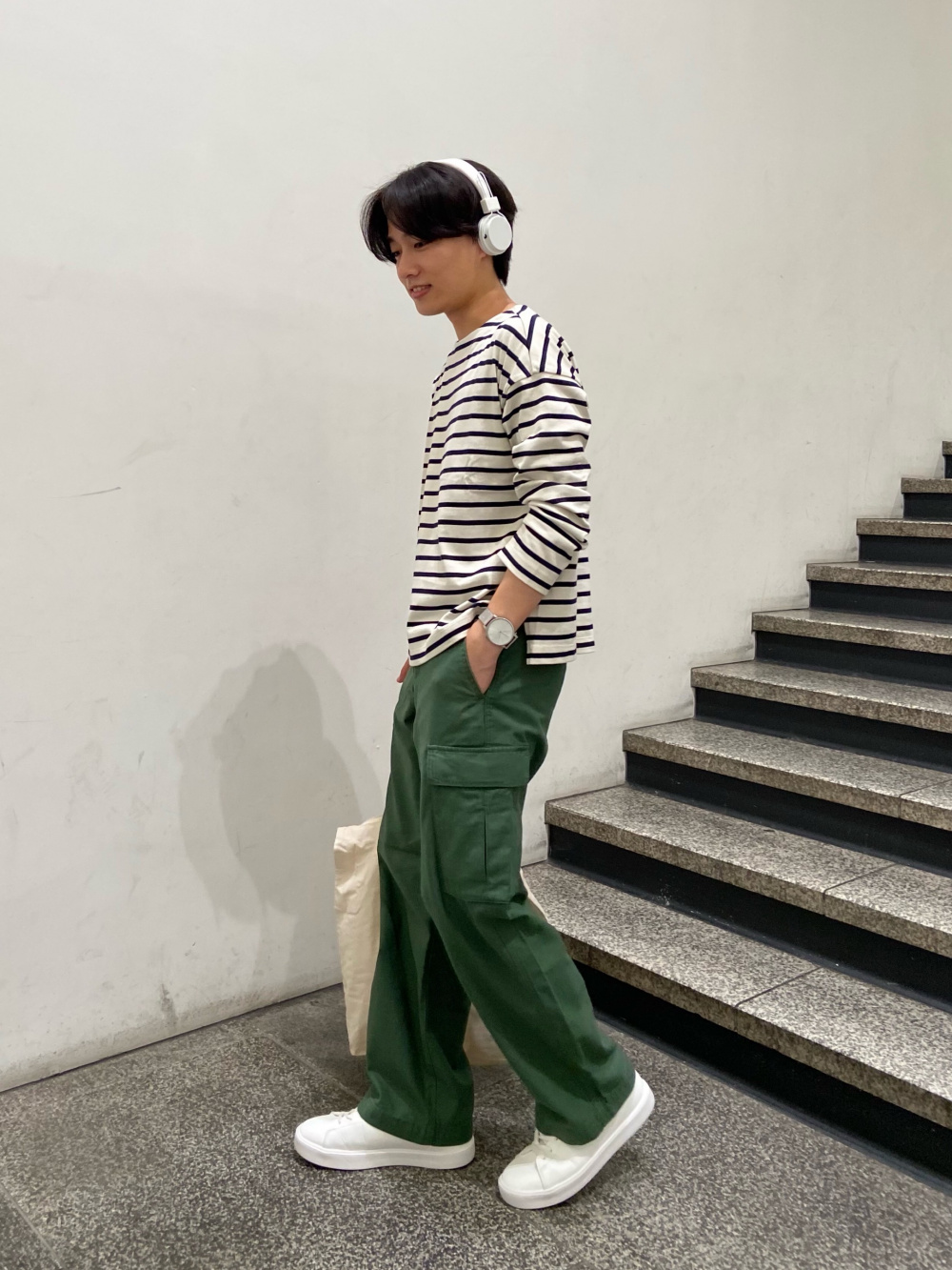 りんご様 C5432 ボーダー×ワイドパンツコーデ ボーダー×ワイドパンツコーデ（sold out） | FITTING LOG