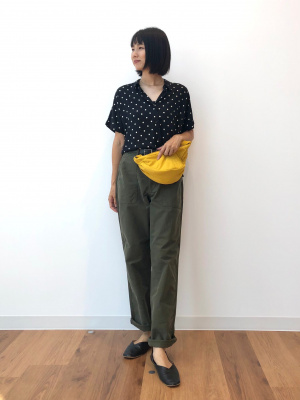 ユニクロ公式 | レーヨンプリントブラウス（半袖）