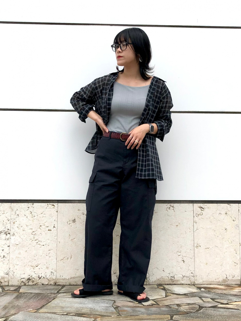 シームレスブラキャミソール」の着用コーディネート| ユニクロ公式