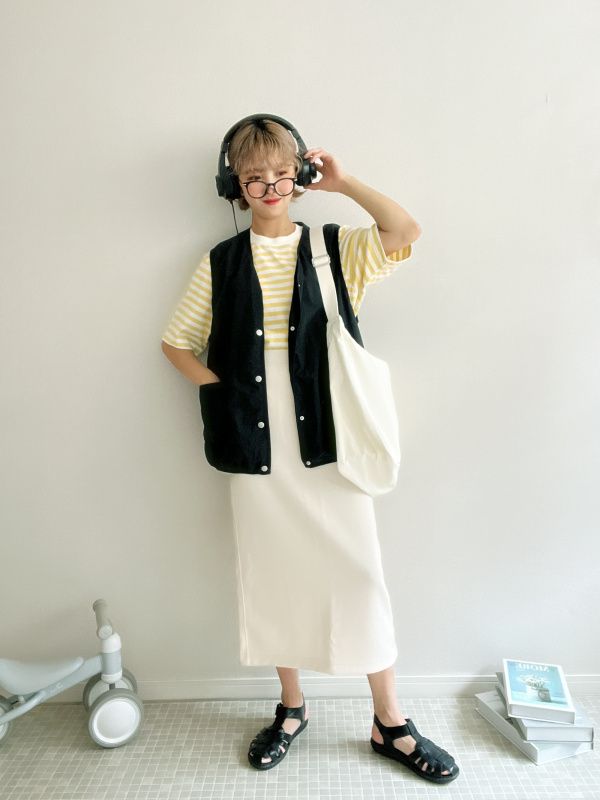 snoopy ドライスウェットナローマキシスカートXL白黒2枚セット ユニクロ公式 | ドライスウェットナローマキシスカート（丈標準80