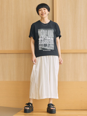 ユニクロ公式 | リネンブレンドギャザーキャミソールワンピース