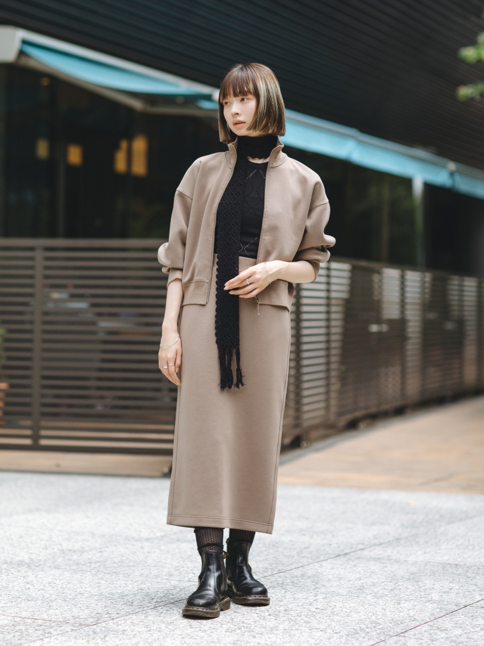 ドライスウェットリラックスブルゾン（セットアップ可能）、ドライ