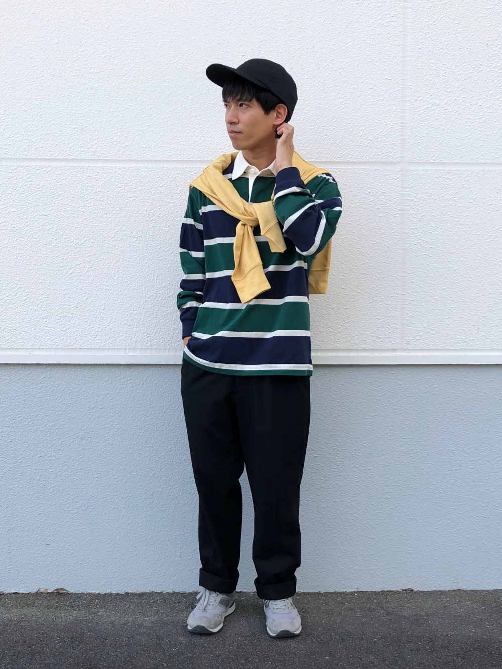 Q-pot ユニクロ コラボ フード付き長袖Tシャツ