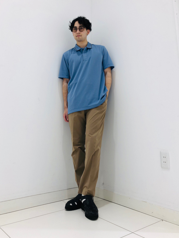 ドライEXポロシャツ（半袖）アダム・スコット」の着用コーディネート