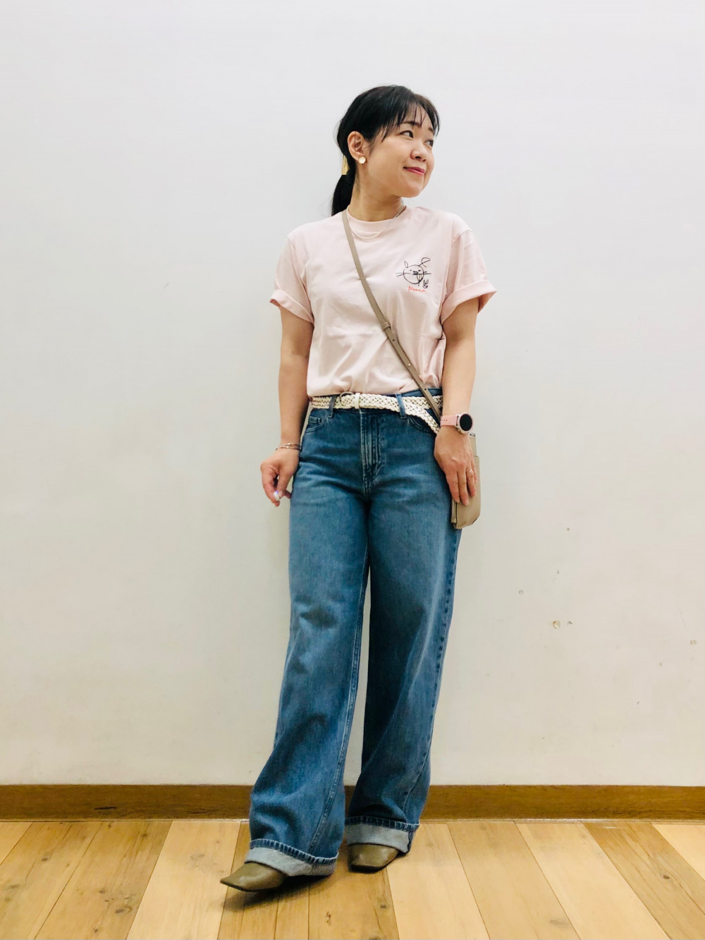 PEACE FOR ALL Tシャツ/綾瀬はるか、ワイドフィットパラシュート