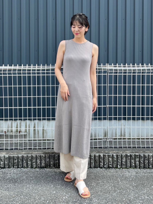 ユニクロ公式 | リネンブレンドタックワイドパンツ（丈標準67
