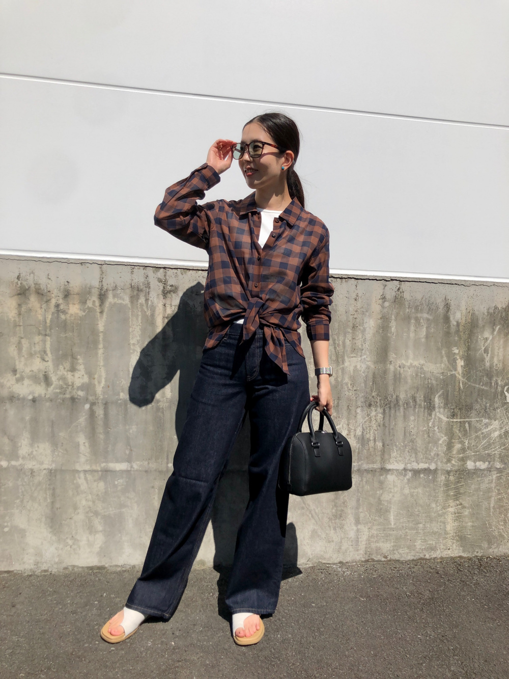 未使用 ユニクロ パラシュートパンツ、グリーンパークスTシャツ ユニクロ パラシュートパンツ - メルカリ