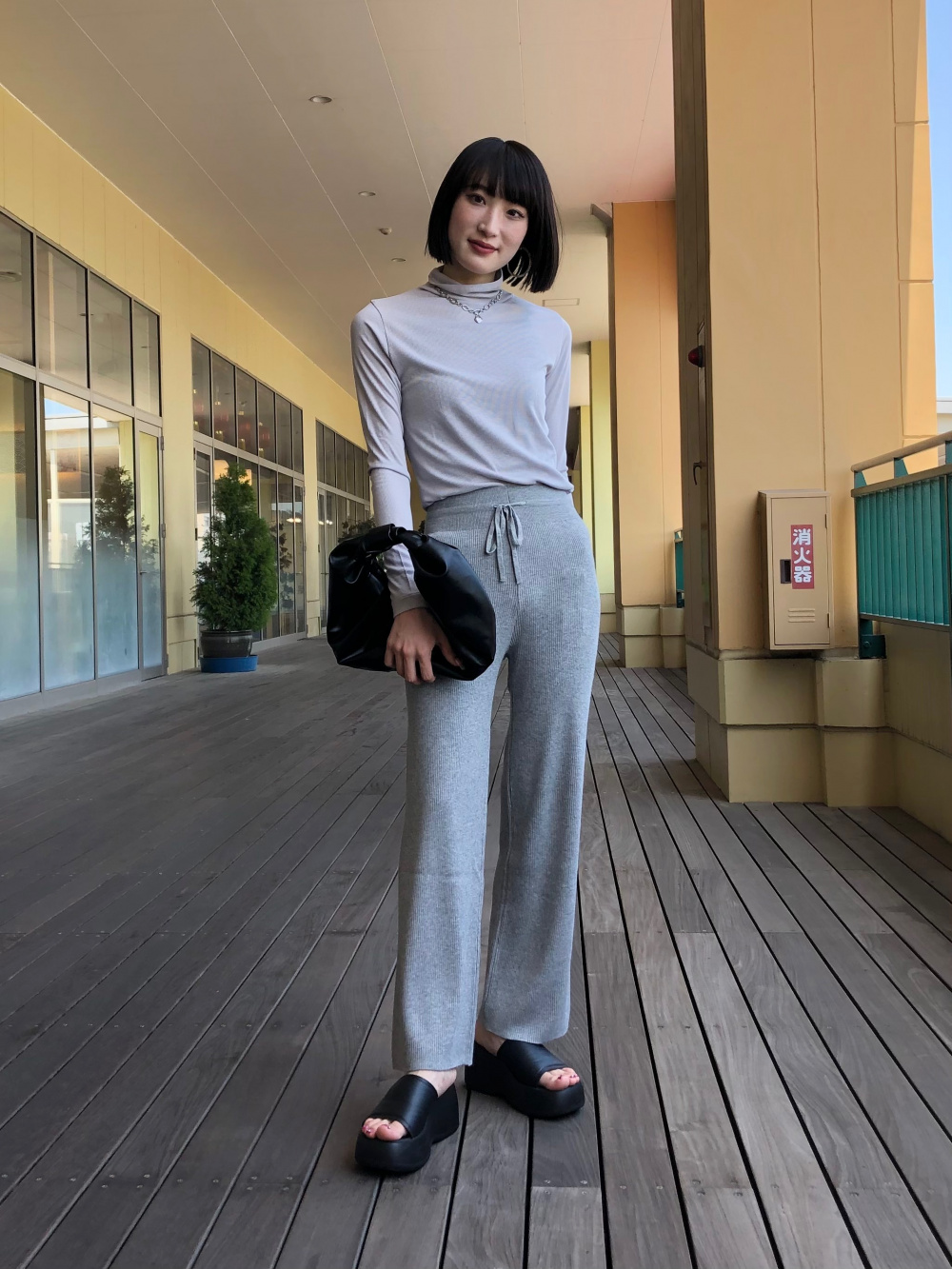 早い者勝ち ウォッシャブルニットリブパンツ/丈長め、シアージャージー パンツ