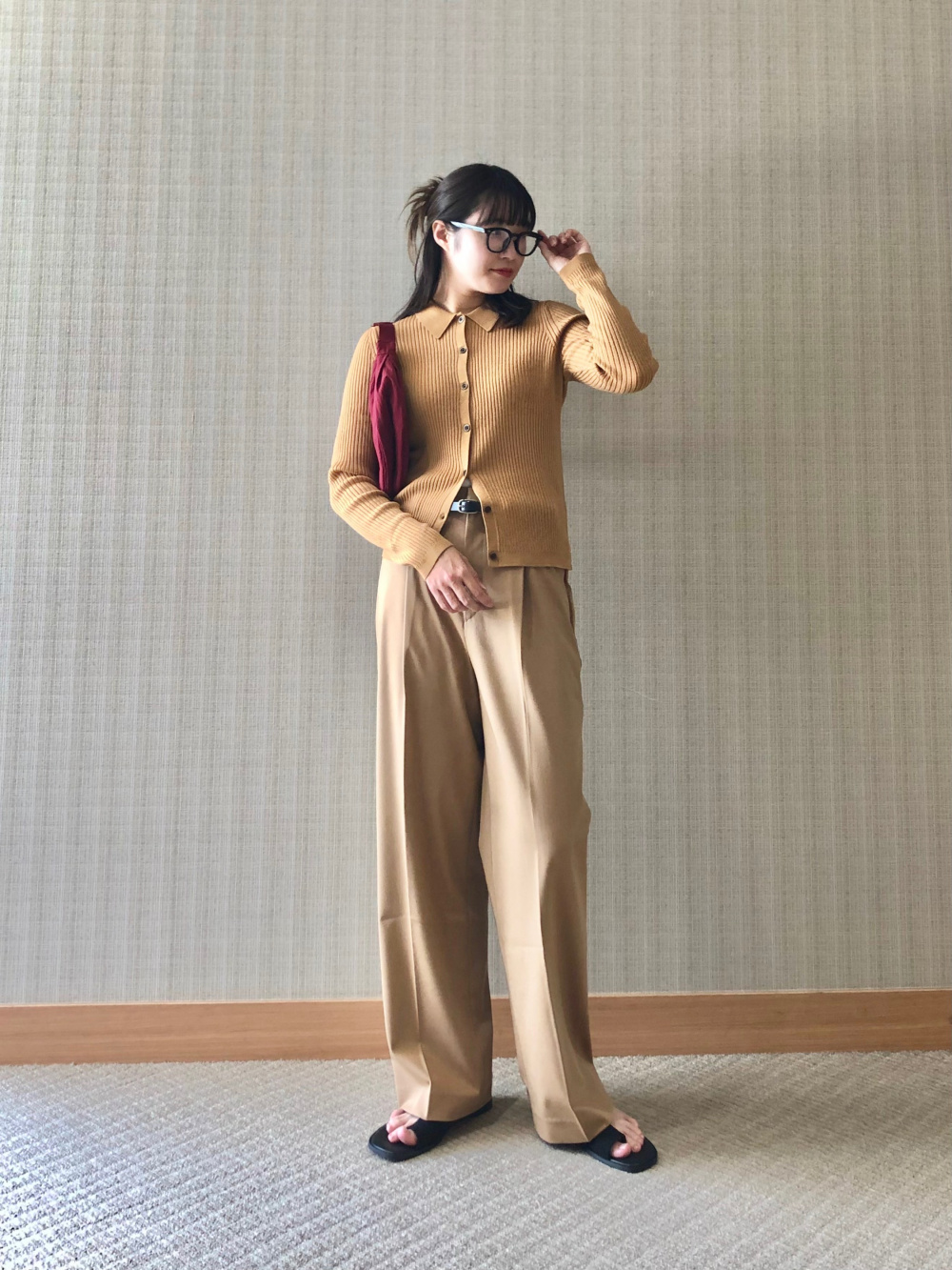 UNIQLOとMAUNIQLO＋MARNI テーラードジャケット\u0026ワイドフィット