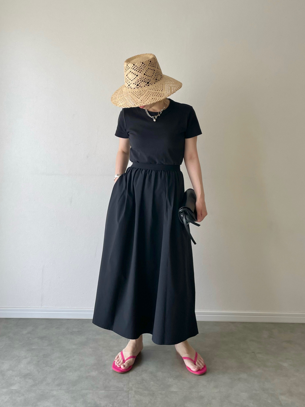 「ボリュームロングスカート（丈短め79～83cm）」の着用コーディネート| ユニクロ公式