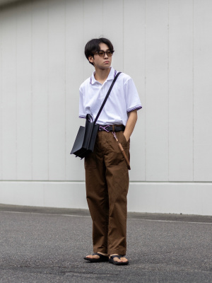 ショルダーバッグ・ポシェット Eco Leather Square Shoulder Bag Black ユニクロ公式 | レザータッチスクエアショルダーバッグ