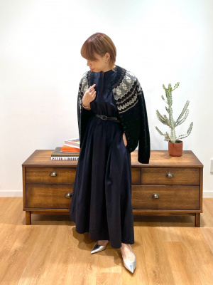 ユニクロ公式 | コットンツイルワンピース（長袖）