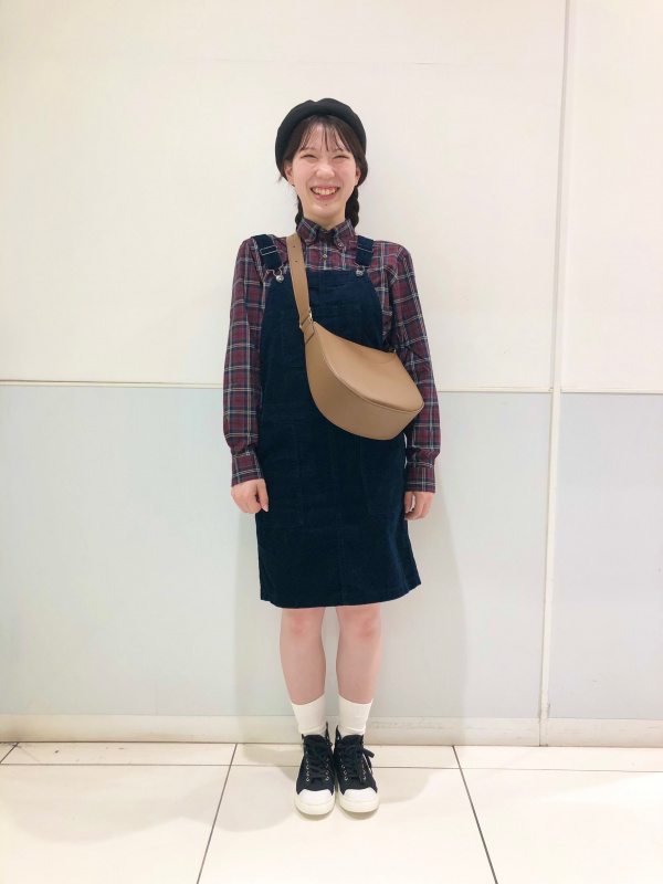 もか様確認用 ユニクロ公式 | GIRLS コーデュロイジャンパースカート