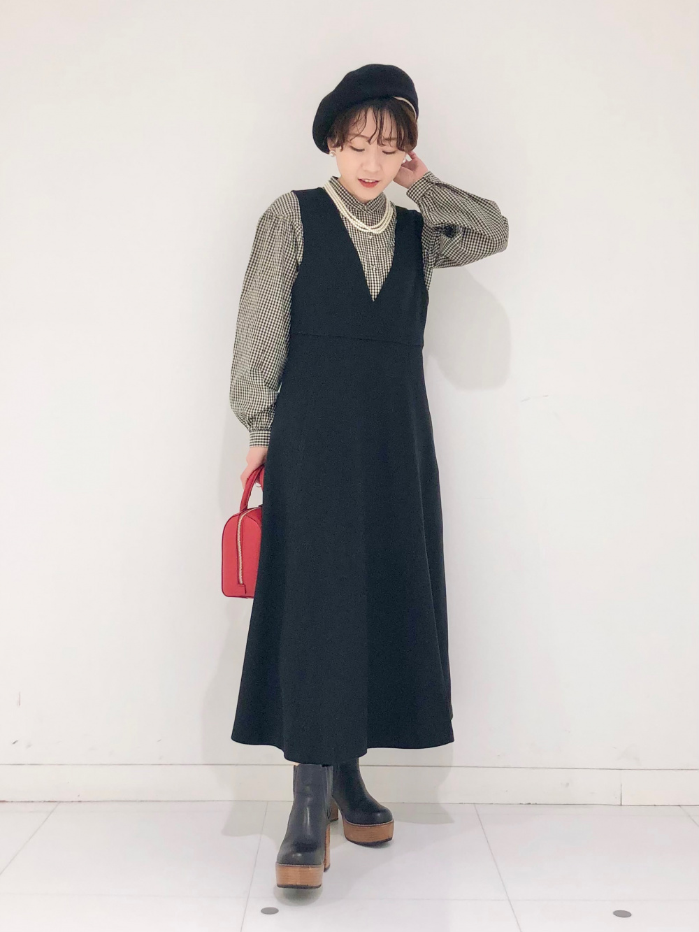 レーヨンブラウス（半袖）、感動パンツ（スリムストレート・丈標準70