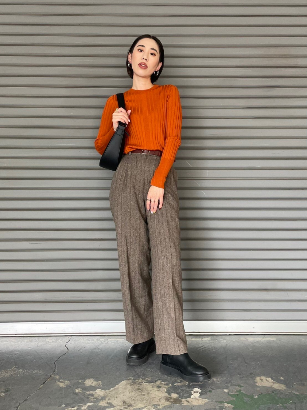 美品 UNIQLO×イネス ツイードジャケット パンツ セットアップ GU公式 | ツイーディノーカラージャケットZ+X(セットアップ可能)