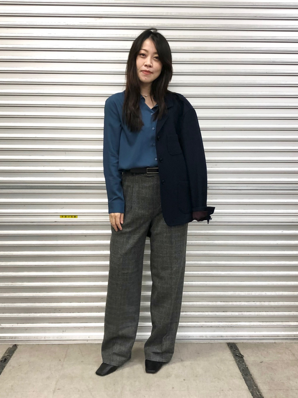 デニムパデットシャツジャケット　UNIQLO  イネス