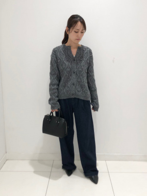 ユニクロ公式 | ポインテールクルーネックカーディガン（長袖）