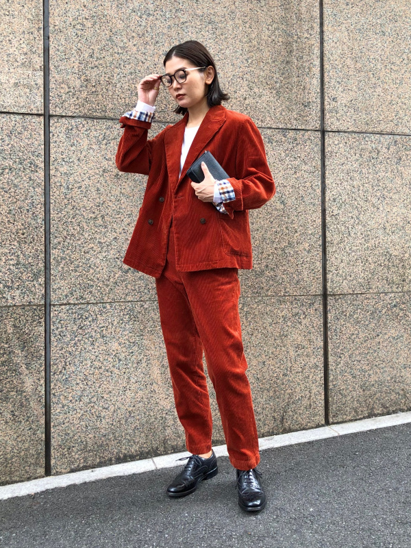 UNIQLO INES コーデュロイダブルジャケット ブレザー