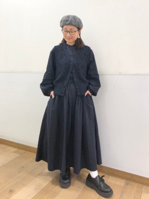 ユニクロ公式 | コットンツイルワンピース（長袖）