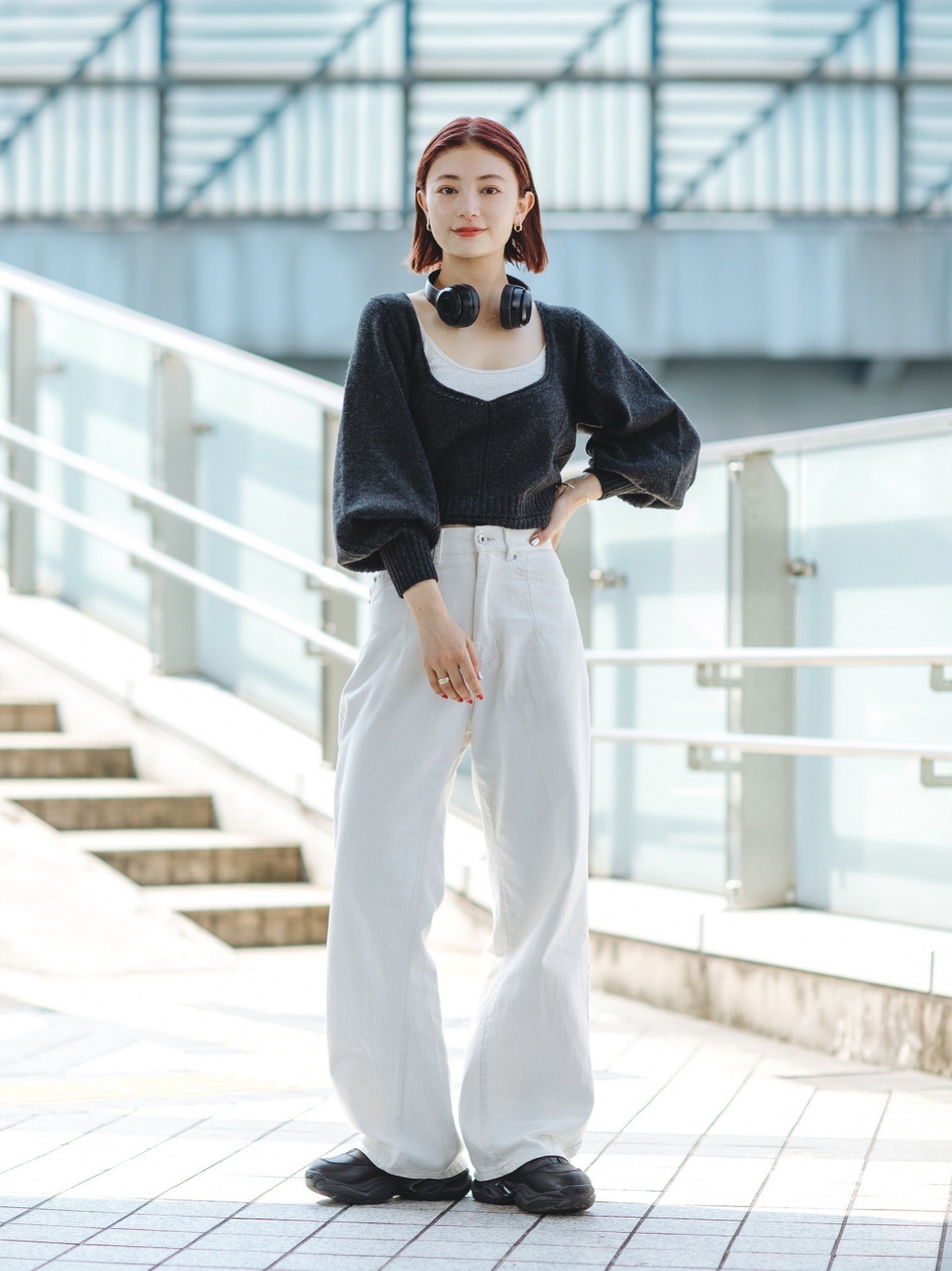 UNIQLO - UNIQLO×Mame Kurogouchi 3Dボリュームスリーブセーター