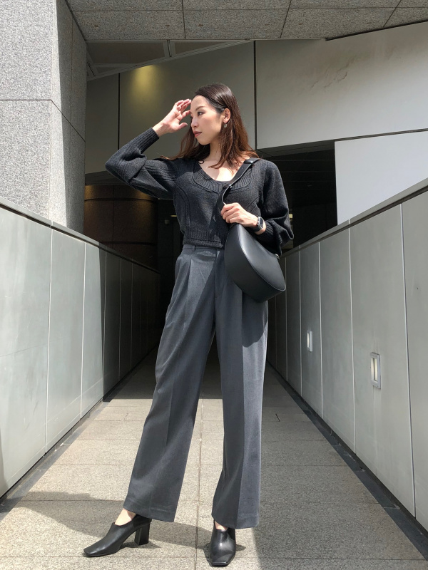 UNIQLO ユニクロ 3Dボリュームスリーブセーター（長袖）ブラウン M mame kurogouchi｜Yahoo!フリマ（旧PayPayフリマ）