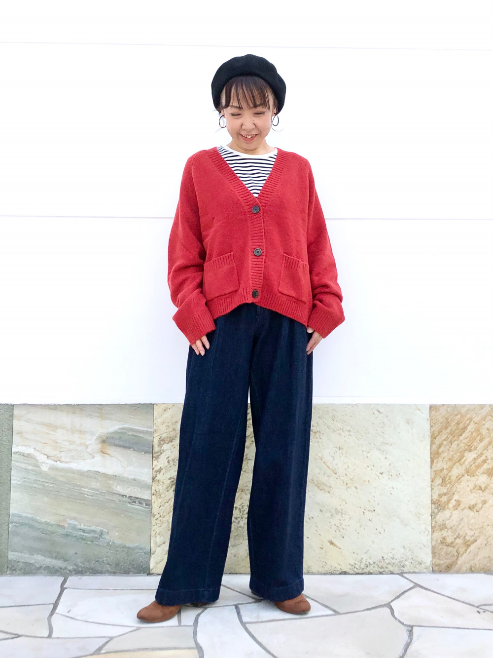 デニムワイドシャツ